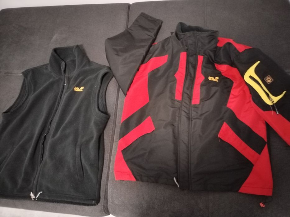 Оригинално мъжко яке Jack Walfskin пролет/есен /зима с елек