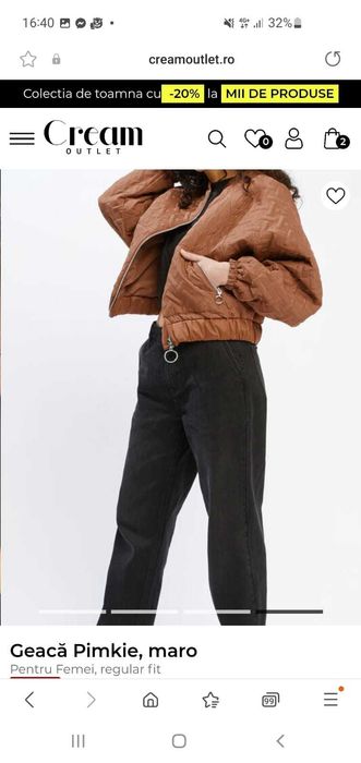 Geacă pimkie mărimea s