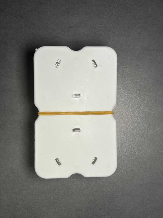 Set 4 suporturi cu arc pentru șervețele - Plastic - Alb