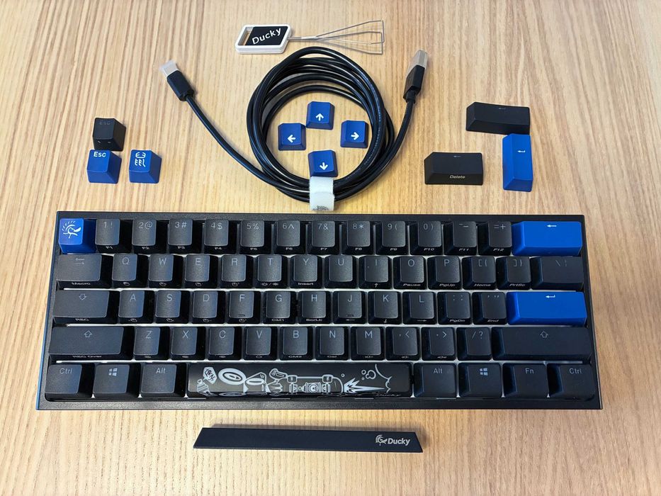 Ducky One 2 Mini RGB – Cherry MX Silent Red – Tastatură mecanică 60% PBT