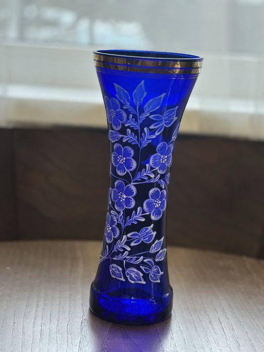 Вазы (парные вазы)  Богемия