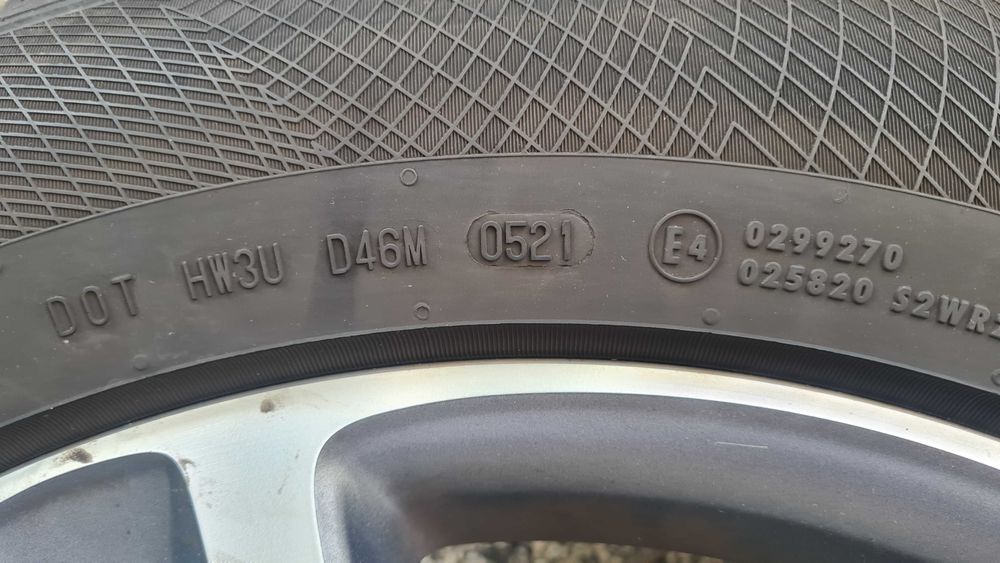 Оригинални джанти Mercedes GLE 20” + зимни гуми Continental 275/50 R20