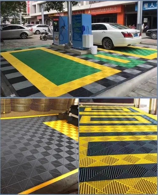 Паркин ва топинг пол устига модул мат.  Брусчатка, кафел ва гранит