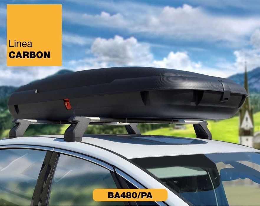 Cutie portbagaj ArtPlast Carbon Line, 480L, 200x79x38cm