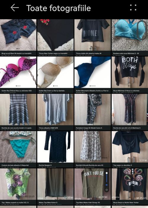 Sac de 20 haine femei de vara Haine En-gros Lot haine