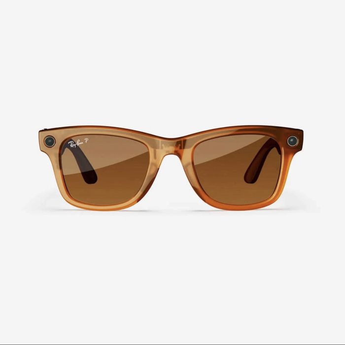NEW Ray-Ban Meta Wayfarer, Shiny Caramel