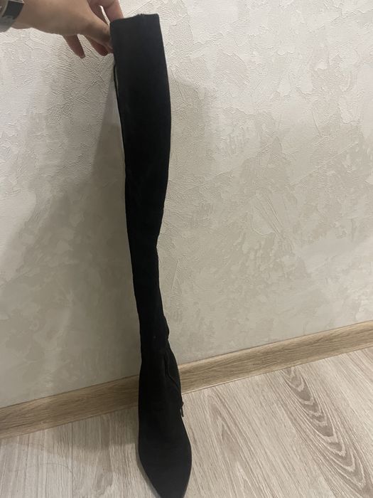 Продам ботфорты натуральный замш