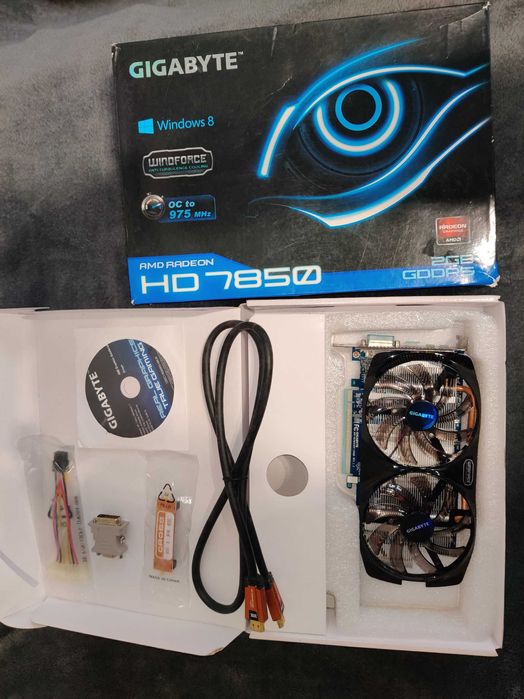 Gigabyte Radeon HD7850 2gb 256bit, za gta 5, witcher 3 to easy