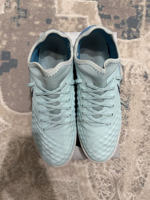 Футзалки найк, голубые