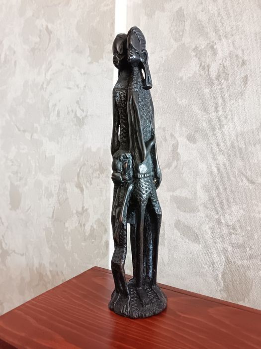 Автентична африканска статуетка, дърворезба"Уджамаа"