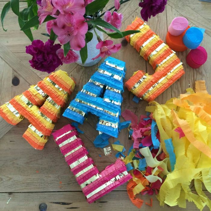 Piñata Cifre/Litere Decorative