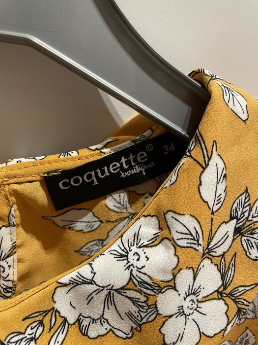 Camasa office galben inforata marime 34/xs