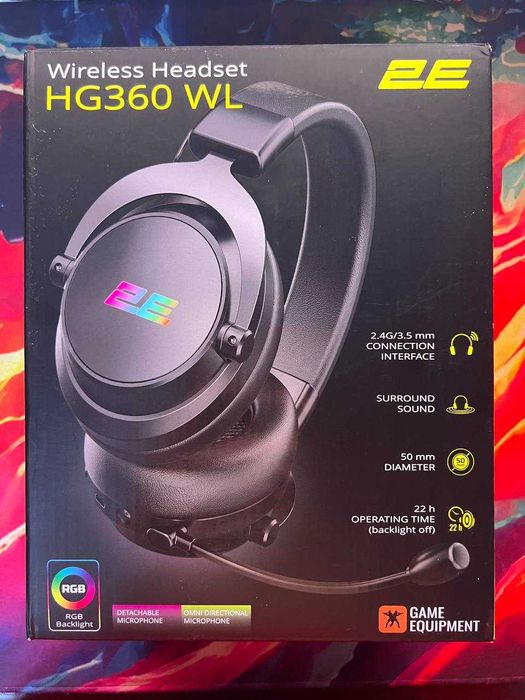 Продаю 2E Gaming HG360 WL RGB Black