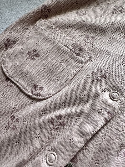 Pijama salopeta roz bebelusi fetite C&A nou cu eticheta