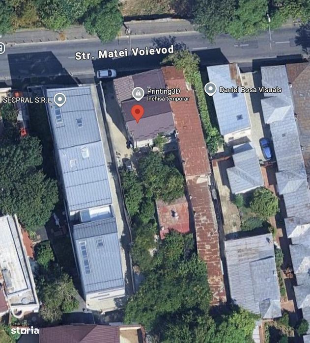 Teren 307 mp cu casă-  Matei Voievod- Posibilitate intaltime P+4