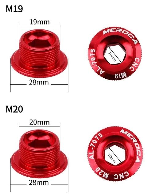 Surub Cnc aliaj al HOLLOWTECH brat pedalier angrenaj M15 M18 M19 M20