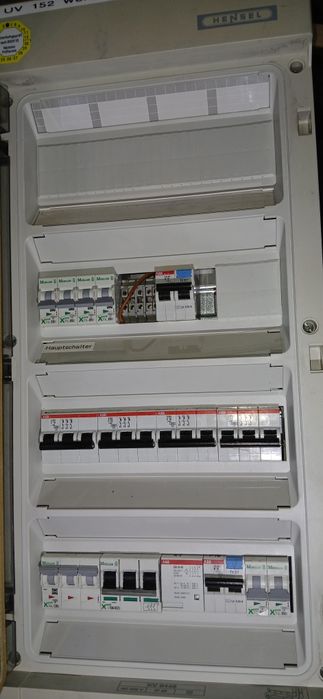 Titlu:2x Tablou electric industrial Hensel trifazic 400V complet echip