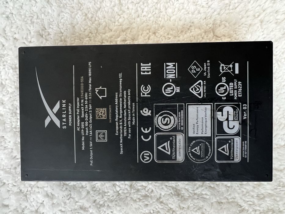 Starlink Poe injektor