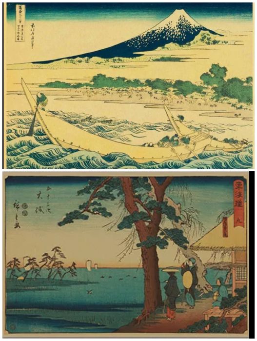 Poster/print tematica japoneza hârtie kraft 42x30cm