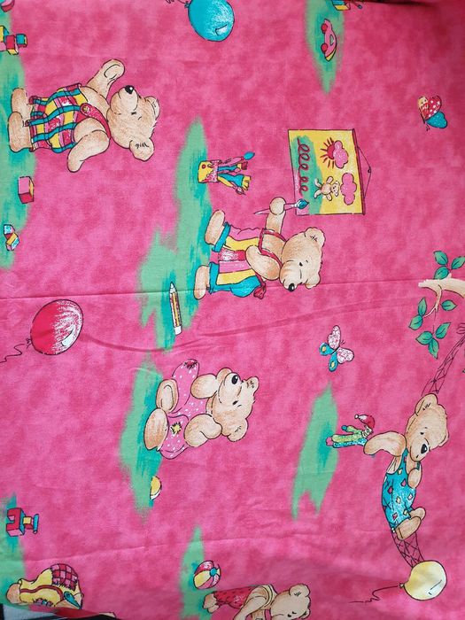 Намален от 137лв-Комплект чаршафи Сафари-животни за детско легло Памук