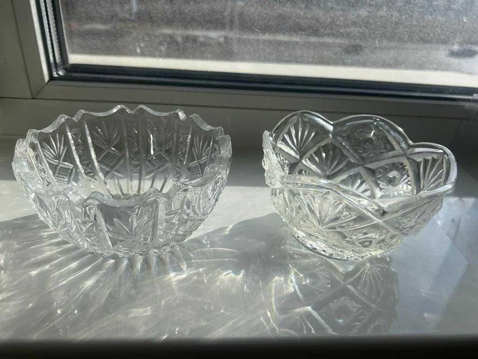 Хрустальная ваза салатница