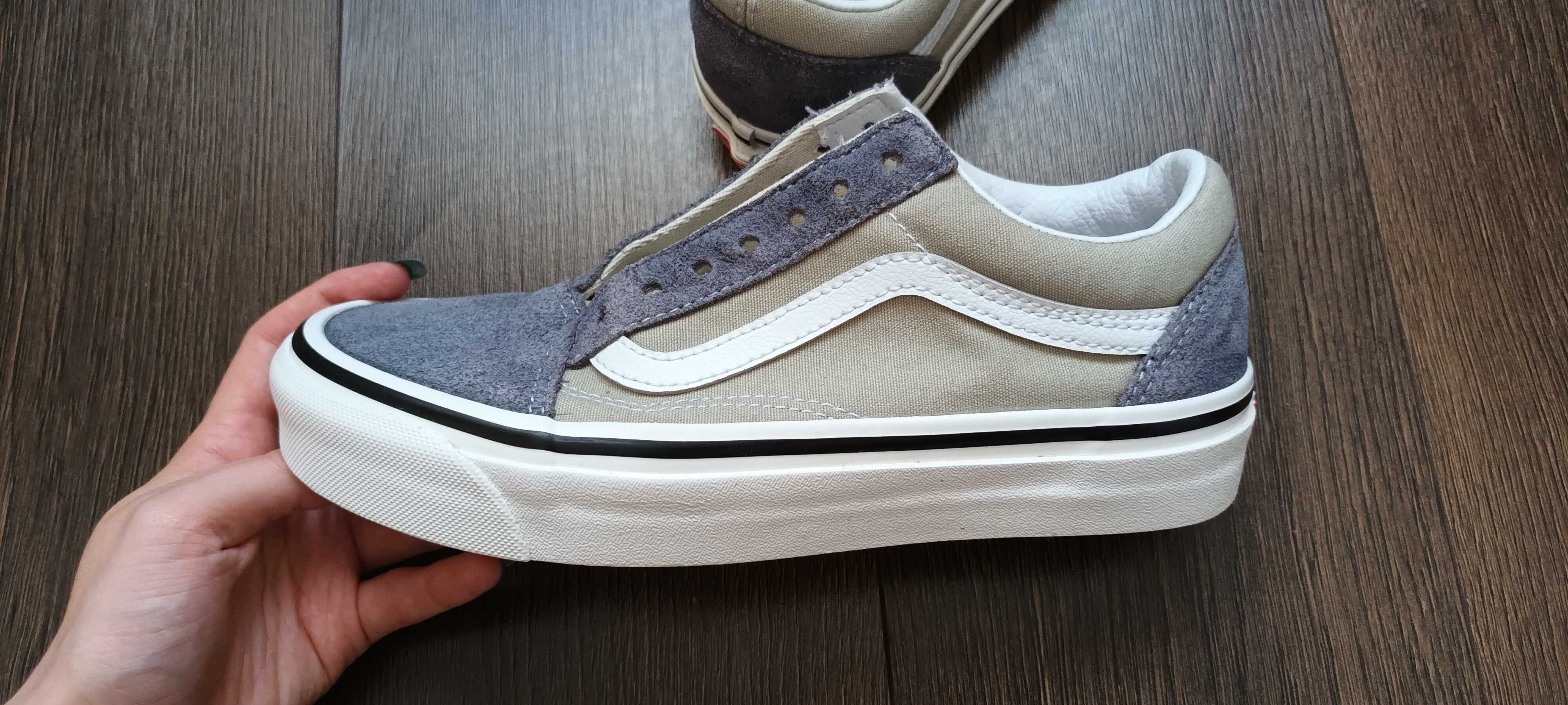 Vans Old Skool 36 DX Anaheim Factory Og Dark Grey Og Platinum