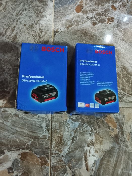 2 buc. Baterii Bosch de 6a, noi.