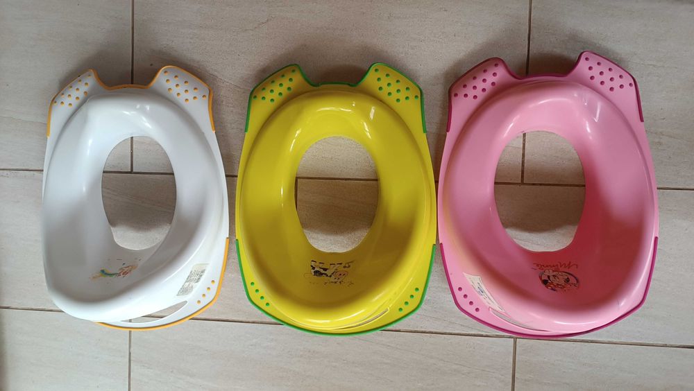 Детски анатомичен неплъзгащ адаптор седалка за тоалетна чиния гърне