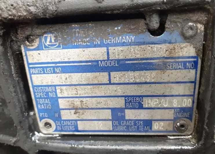 Cutie de viteze ZF 12 AS 2130 TD MAN TGA 440 - Piese de schimb MAN