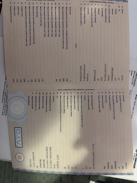 Dacia Logan 3 cutie Automata -45000 km