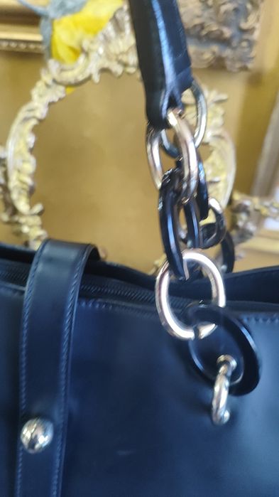 Голяма чанта Tosca Blu естествена кожа