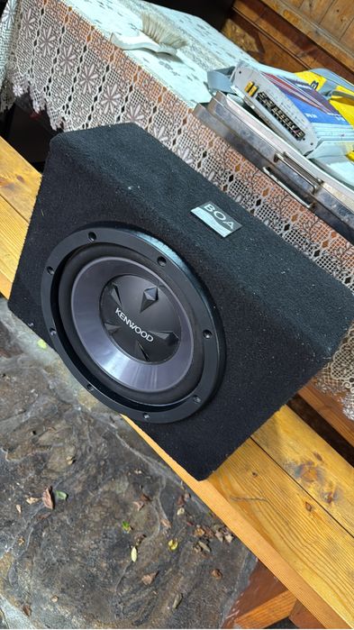 Subwoofer auto plus amplificator