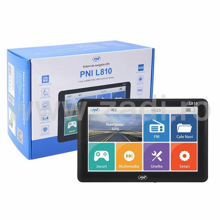 Gps pni l810- cel mai nou model-garantie 2 ani- program truck si harti