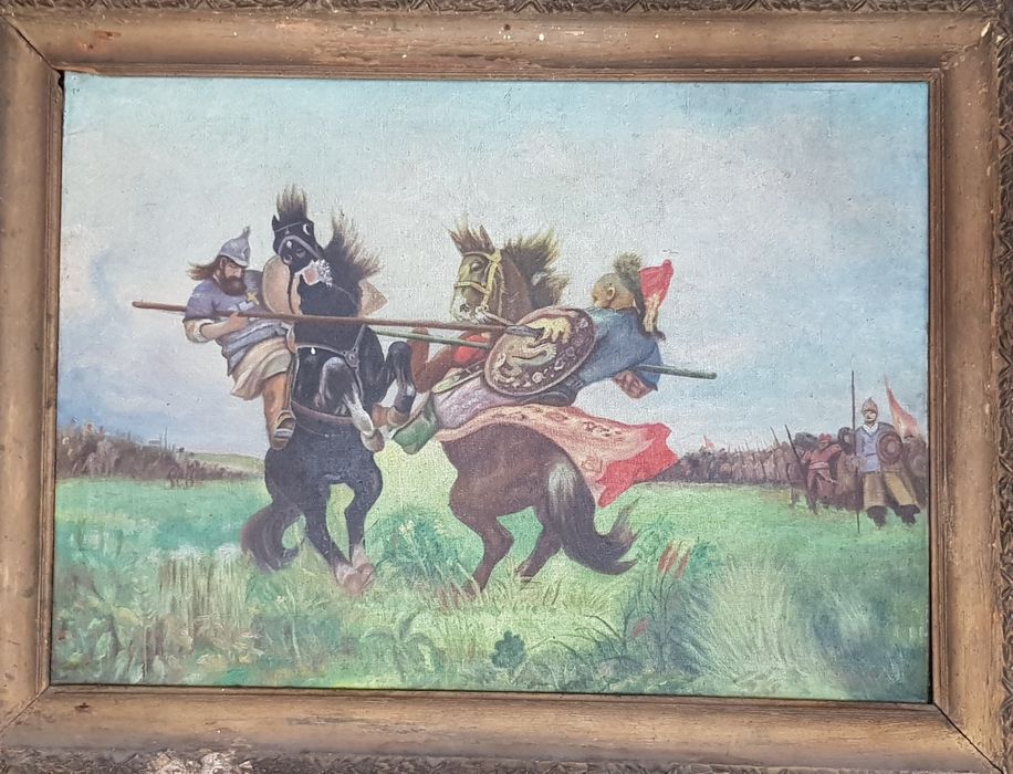 Картина старинная 50×70см