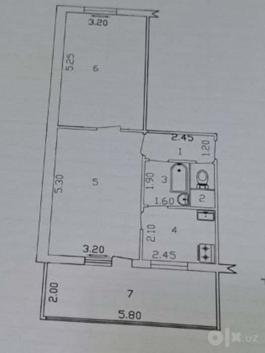 Продаётся 2(³)/1/4 Ялангач