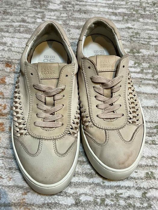 Кожени обувки сникърси Bullboxer