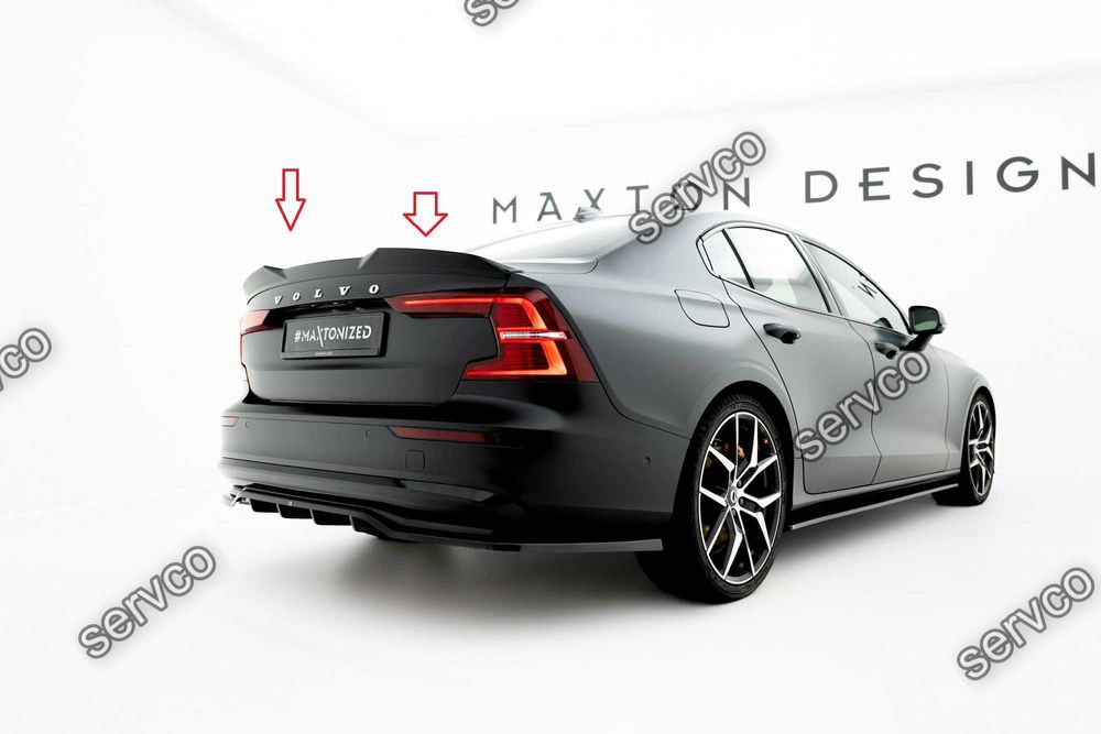 Eleron spoiler cap Volvo S60 R-Design Mk3 2018- v7 - Maxton Design