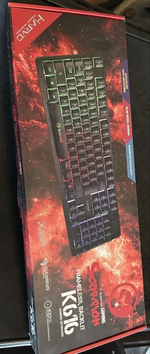 Kit Marvo Scorpion Gaming Tastatura si Mouse LED RGB waterproof