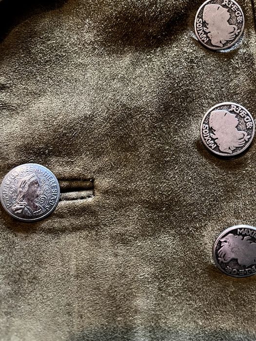 Jacheta piele întoarsă