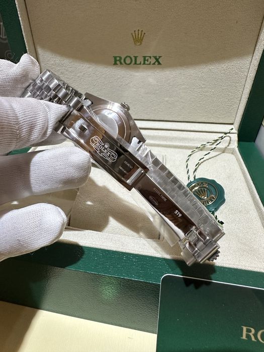 Ceas Rolex Datejust Silver/Cadran Maro