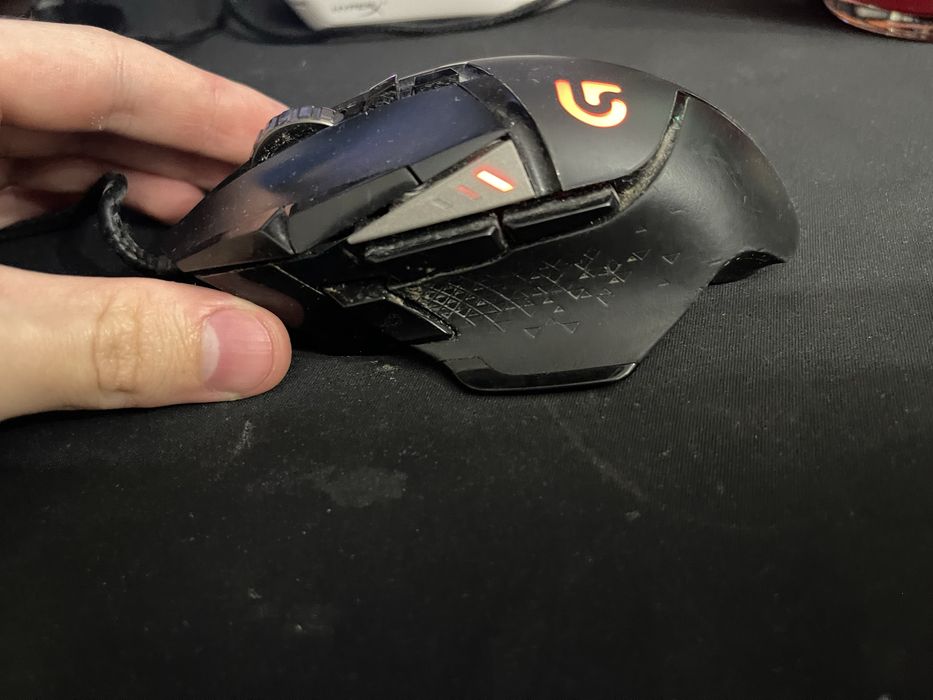 Мышка logitech G502 с ковриком Razer