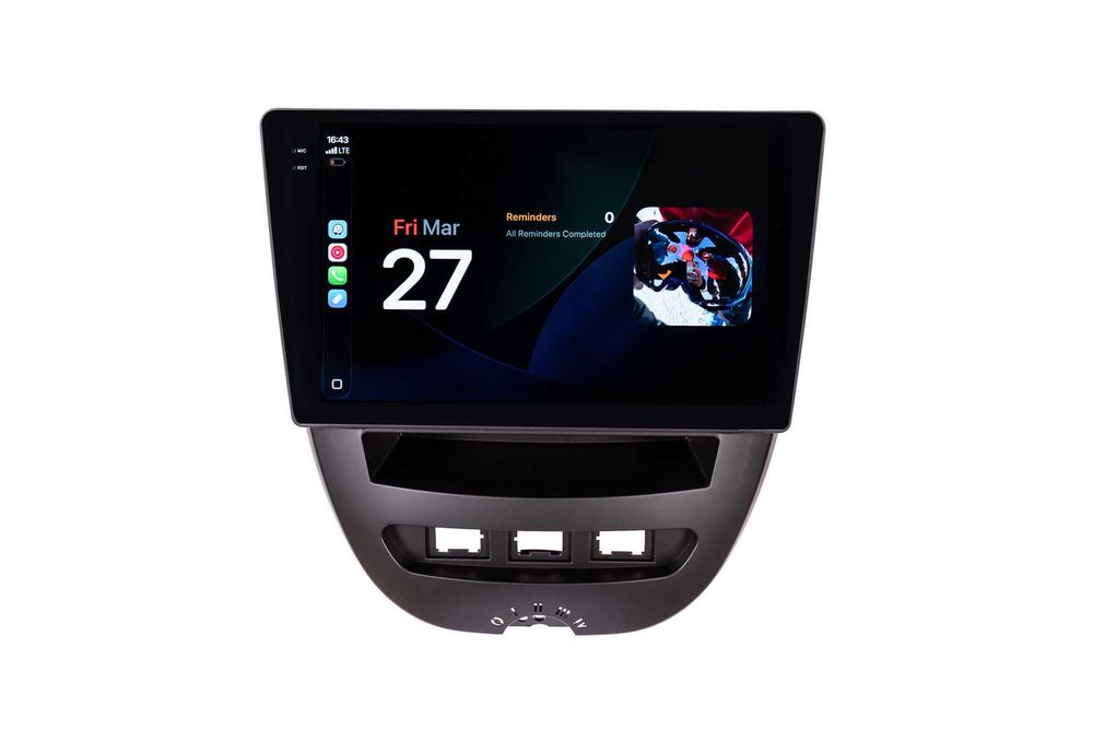 Navigatie Peugeot 107 / Toyota Aygo Android 14 , Carplay Wirelss Android Auto + Camera Marsarier