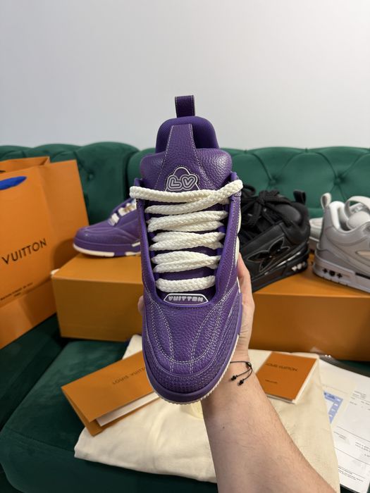 Adidasi Louis Vuitton Skate piele naturala 100% Full Box colectie noua