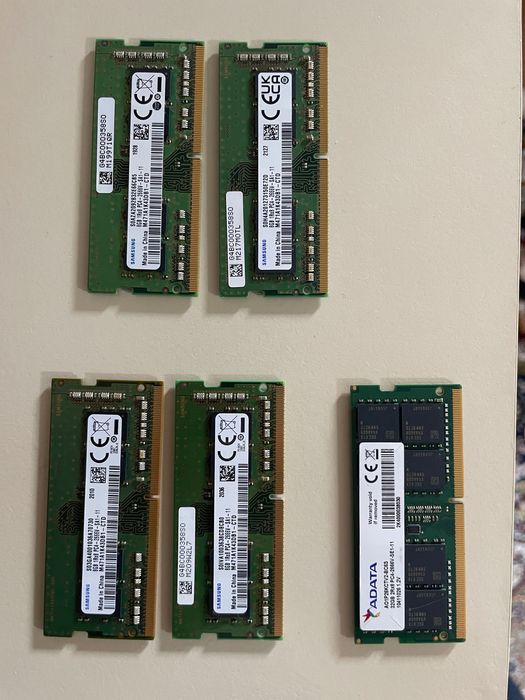 DDR4 ОЗУ для ноутбуков 8GB/16GB/ 32GB