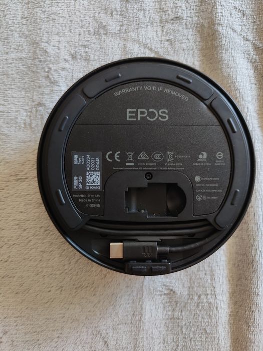 Boxa portabila Sennheiser - EPOS I SP 30, negru/argintiu