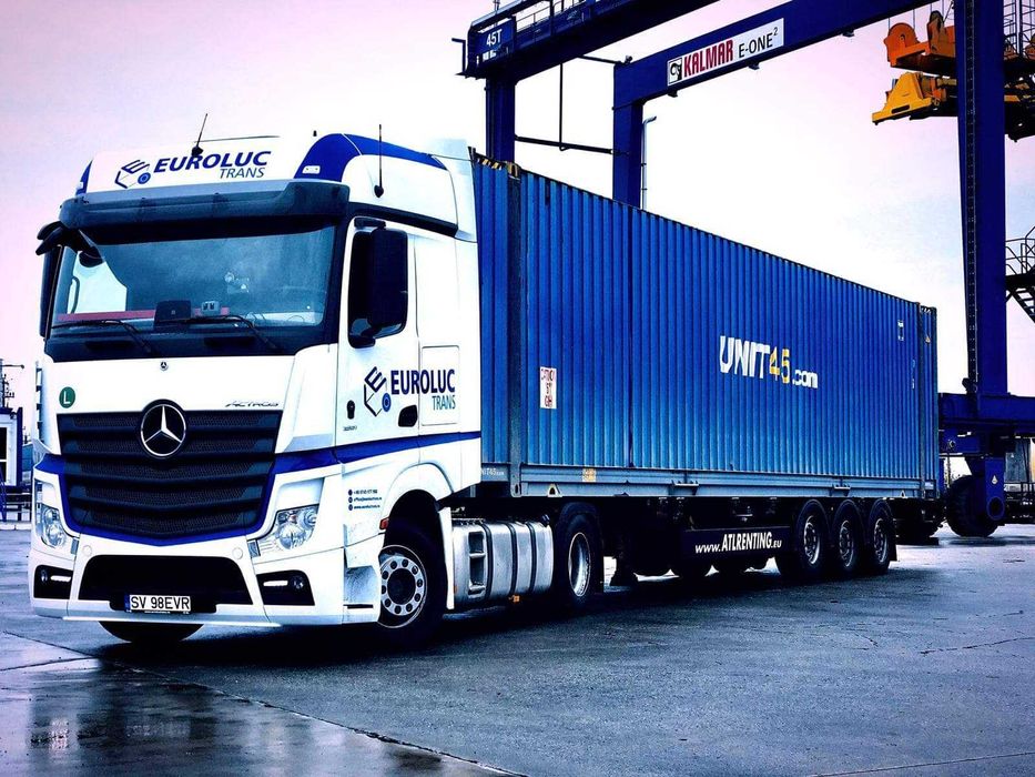 Container maritim 45'HC  13.7m ,mare albastru