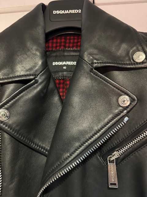 vand geaca piele Dsquared2 originala de dama