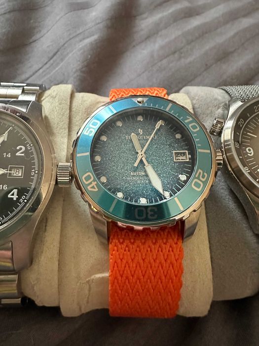 Автоматичен часовник - Tecnotempo - “SANDY” – Sky Blue - 300 метра