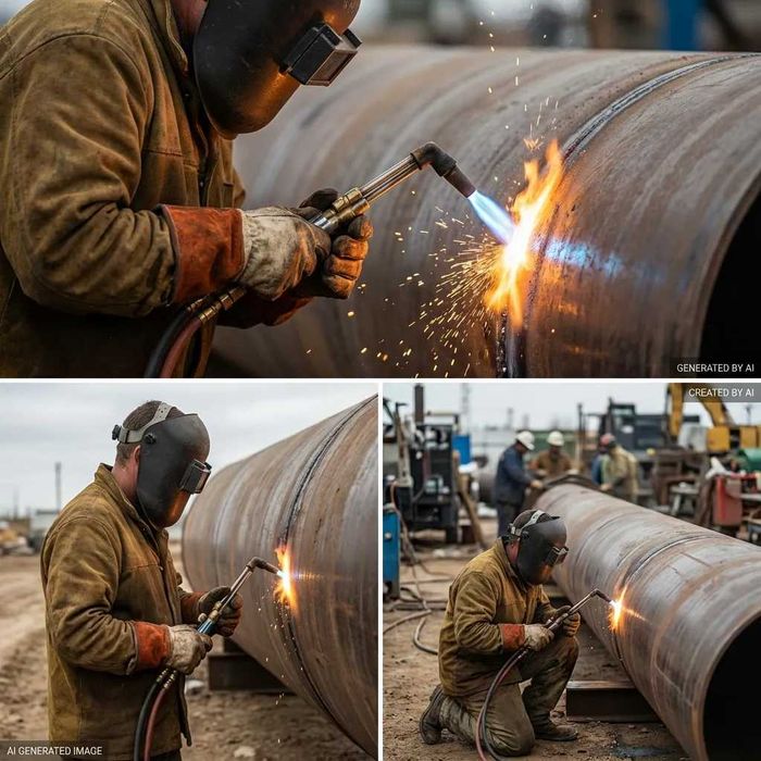 Услуги газосварщика сварка труб отопление перенос газопровода Алматы