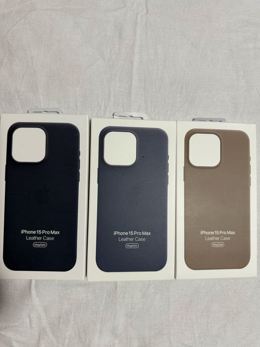 Huse MagSafe Iphone 15 , 16 - piele & silicon- noi la cutie sigilate